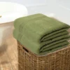 Unyqoos® Extra Grote Ultra-absorberende Sneldrogende Badhanddoeken Set in Kiwi Groen