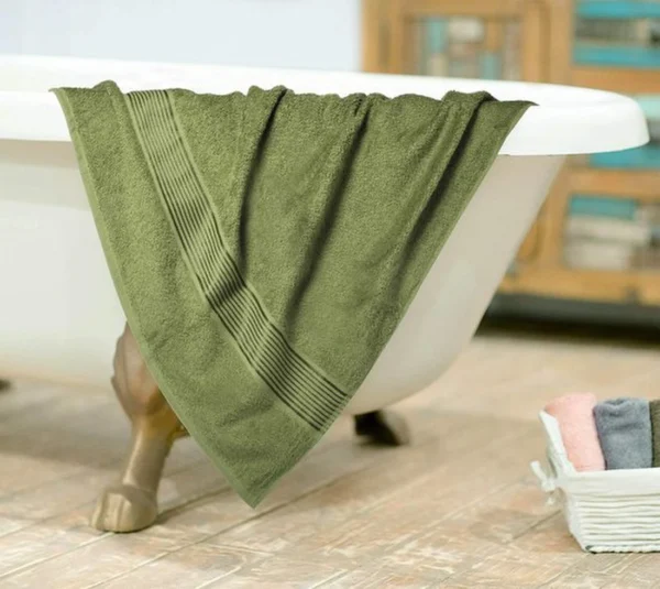 Unyqoos® Extra Grote Ultra-absorberende Sneldrogende Badhanddoeken Set in Kiwi Groen