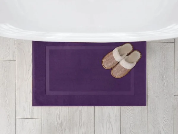Unyqoos® Zachte en Luxueuze Set van 2 Grote Katoenen Badmatten voor Comfort in de Badkamer