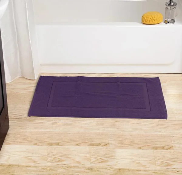 Unyqoos® Zachte en Luxueuze Set van 2 Grote Katoenen Badmatten voor Comfort in de Badkamer
