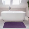 Unyqoos® Zachte en Luxueuze Set van 2 Grote Katoenen Badmatten voor Comfort in de Badkamer