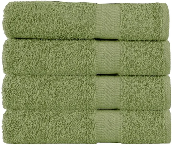 Unyqoos® Set van 4 Luxe Grote Badhanddoeken van Hoogwaardig Katoen voor Veelzijdig Gebruik