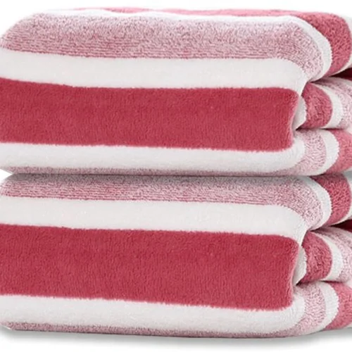 Unyqoos® Mikrofaser Handdoeken Set van 2 voor Reizen, Sport en Ontspanning - 70x140 cm, Roze