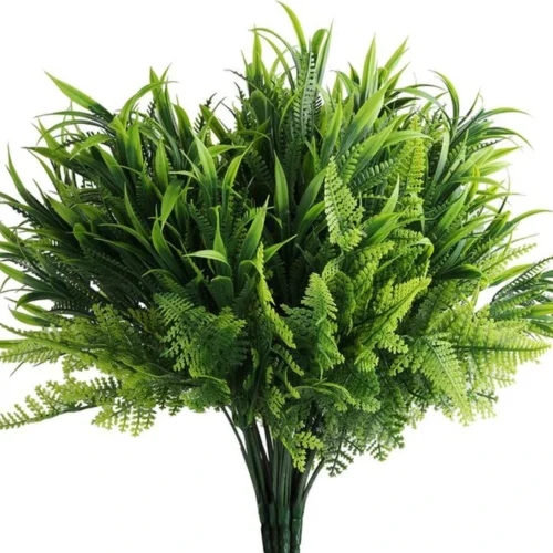 Unyqoos ® Realistisch Uitziende Kunstplanten voor Binnen- en Buitendecoratie, Set van 6 Stuks