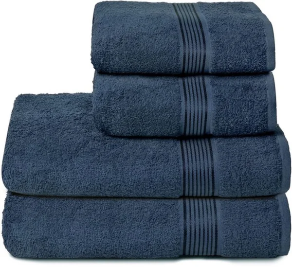 P-87213230025030-20260405180523.webp Unyqoos® Verwen Jezelf Met Deze Luxe Set Van 4 Superzachte Katoenen Handdoeken Voor Dagelijks Comfort