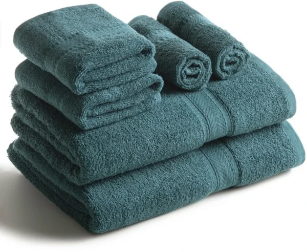 P-87213230029780-20260405180911.webp Unyqoos® Luxueuze Handdoekenset van Zacht Katoen voor Badkamer en Wellness Ontspanning, 6-delig
