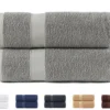 Unyqoos® Zacht en Hoogwaardig 2-delige Set Douchehanddoeken van 100% Katoen voor Optimale Absorptie