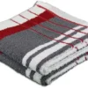 Unyqoos® Luxueuze Gestreepte Douchehanddoeken Set van 100% Katoen voor Moderne Badkamerervaring