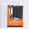 Unyqoos® Set van 6 Luxe Douchehanddoeken - Zacht, Absorberend en 100% Katoen voor Optimaal Comfort