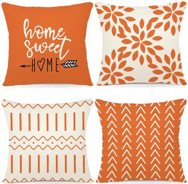 P-87213230043850-20260406111029.webp Unyqoos ® Set van 4 Luxe Linnen Kussenslopen voor Woonkamer en Tuin, 40 x 40 cm