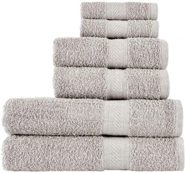 Unyqoos® Zachte en Luxe Handdoeken Set voor Dagelijks Gebruik - 6-Delig Inclusief Badlakens, Handdoeken en Waslapjes