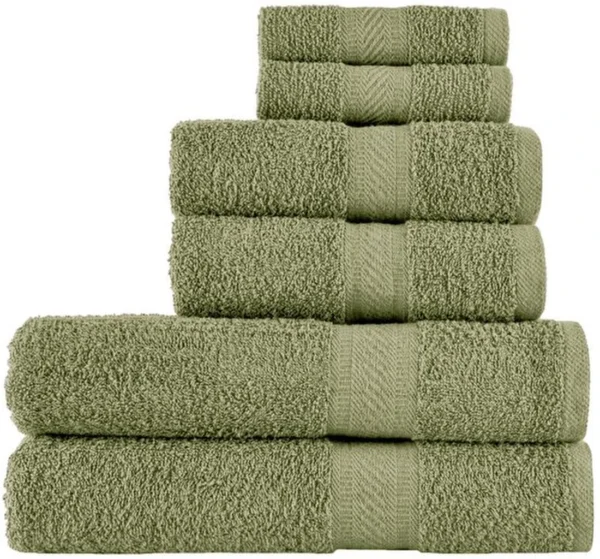 P-87213230047744-20260405180648.webp Unyqoos® Verzorgende Handdoekenset van 6 Stuks voor Dagelijks Comfort