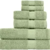P-87213230048421-20260405180707.webp Unyqoos® Luxueuze Handdoekenset van 6 Stuks voor Uw Badkamerervaring - 100% Katoen, Super Absorberend
