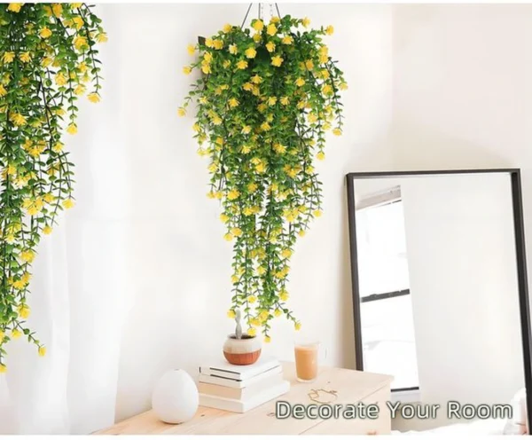 Unyqoos ® Levensechte Kleurvolle Kunstplanten voor Binnen en Buiten Decoratie, Set van 5 Stuks, Ideaal voor Feestelijke Evenementen