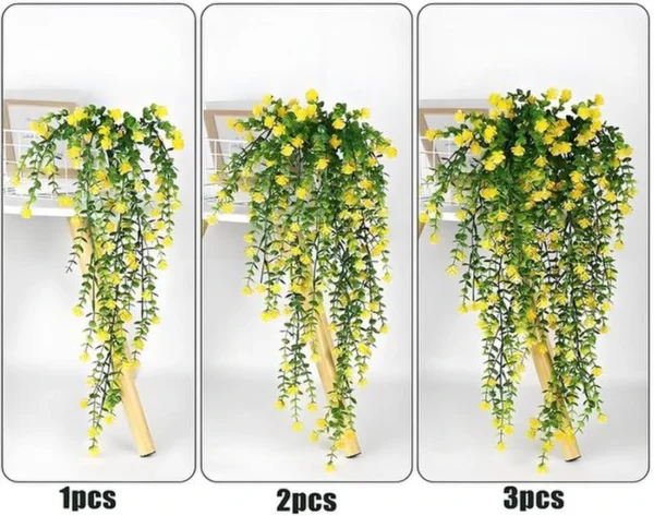 Unyqoos ® Levensechte Kleurvolle Kunstplanten voor Binnen en Buiten Decoratie, Set van 5 Stuks, Ideaal voor Feestelijke Evenementen