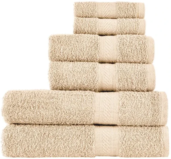P-87213230050236-20260405180727.webp Unyqoos® Luxueuze Handdoekenset van 6 Stuks voor Dagelijks Comfort en Elegantie in Huis