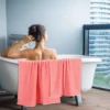 Unyqoos® Zeer Zachte en Absorberende 4-delige Handdoekenset van Hoogwaardig Katoen voor Elke Dag