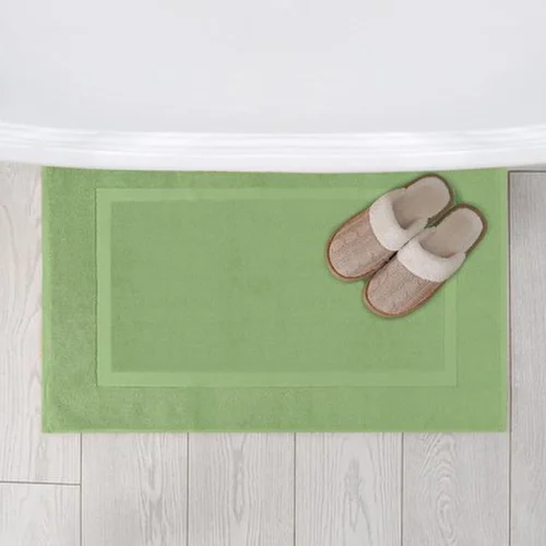 P-87213230050540-20260405134117.webp Unyqoos® Deluxe Set van Twee Zachte en Absorberende Badmatten in Salie-Groen Katoen