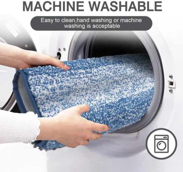 Unyqoos® Ultrazachte Luxe Antislip Badmat - 80 x 120 cm - Hoog Absorptievermogen - Machinewasbaar - Blauw