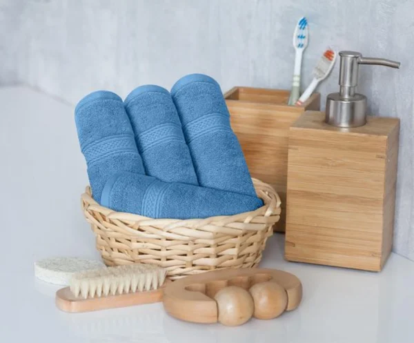 Unyqoos® Tijdloze Luxe 8-delige Set Badkamerhanddoeken van Hoogwaardige Kwaliteit