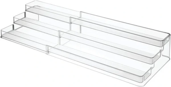 Unyqoos® Kruidenrek met Uittrekbare 3-Lagen voor Optimale Keukenorganisatie en Zichtbare Kruidenopslag