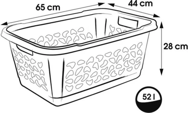 Unyqoos ® Stijlvolle en Functionele Wasmand met Luchtdoorlatend Design voor Optimale Wasverzorging