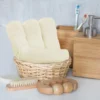 Unyqoos® Luxueuze 8-delige Handdoekenset voor Spa, Fitness en Thuisgebruik in Ivoor