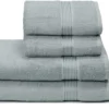 Unyqoos® Verwen Jezelf met Luxe, Zachte en Absorberende Katoenen Handdoekenset van 4 Stuks