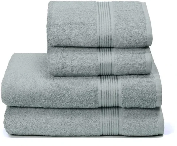 Unyqoos® Verwen Jezelf met Luxe, Zachte en Absorberende Katoenen Handdoekenset van 4 Stuks
