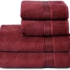 Unyqoos® Verwen Jezelf met Luxe: Set van 4 Ultra Zachte Katoenen Handdoeken voor Dagelijks Comfort