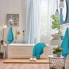 Unyqoos® Complete Luxe Badkamer Handdoekenset van Zacht Katoen met Ophanglussen in Verfrissend Turquoise