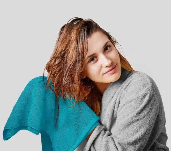 Unyqoos® Complete Luxe Badkamer Handdoekenset van Zacht Katoen met Ophanglussen in Verfrissend Turquoise