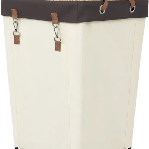 Unyqoos ® Veelzijdige Grote Wasmand met Wielen voor Eenvoudige Opslag en Organisatie