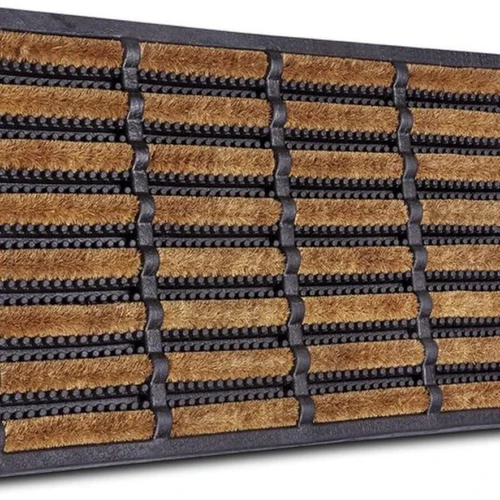 Unyqoos ® Effectieve Schoonloopmat met Kokosborstels en Antislip Rubber voor Binnen en Buiten