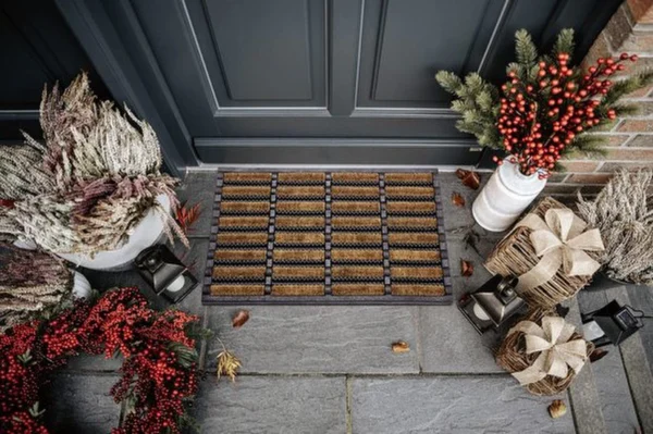 Unyqoos ® Effectieve Schoonloopmat met Kokosborstels en Antislip Rubber voor Binnen en Buiten