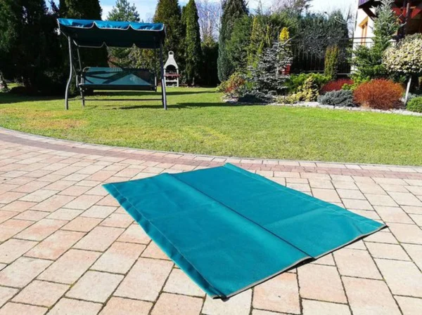 Unyqoos ® Weerbestendige Schommelbank Stoelhoes voor Buiten, Cordura Stof, 100 x 138 cm, Groen
