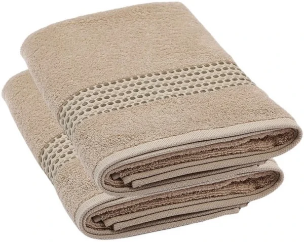 Unyqoos® Grote Luxe Badhanddoeken Set van 2, Hoogwaardige 100% Katoen, 70 x 140 cm, Neutraal Beige