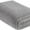 Unyqoos® Extra Grote Sneldrogende Microvezel Handdoek 100 cm x 200 cm Voor Douche en Sauna in Grijs