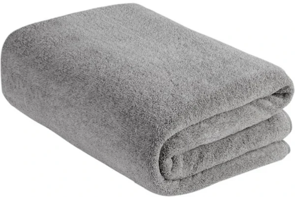 Unyqoos® Extra Grote Sneldrogende Microvezel Handdoek 100 cm x 200 cm Voor Douche en Sauna in Grijs