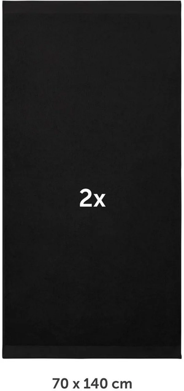 Unyqoos® Luxueuze Zachte Katoenen Handdoekenset, 2 Stuks, Ultra Absorberend en Oeko-Tex Gecertificeerd