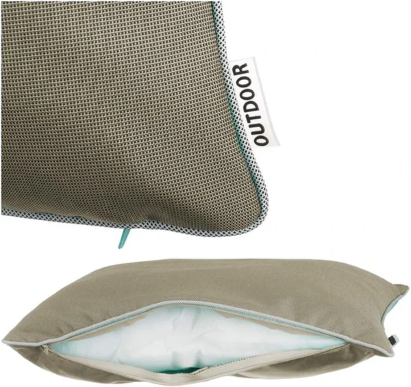 Unyqoos® Stijlvol en Comfortabel Tuinkussen voor Binnen en Buiten met Luxe Bies en Ritssluiting