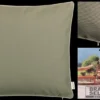 Unyqoos® Stijlvol en Comfortabel Tuinkussen voor Binnen en Buiten met Luxe Bies en Ritssluiting