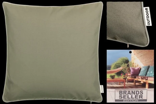 Unyqoos® Stijlvol en Comfortabel Tuinkussen voor Binnen en Buiten met Luxe Bies en Ritssluiting
