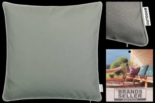 Unyqoos® Stijlvol Decoratief Tuinkussen voor Binnen en Buiten, Vuil- en Waterafstotend, 45 x 45 cm, Taupe