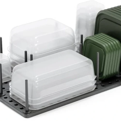 P-87213230079040-20260406094747.webp Unyqoos ® Verstelbare Keukenlade Organizer en Opbergsysteem voor Potten en Containers, Set van 2, Antracietgrijs