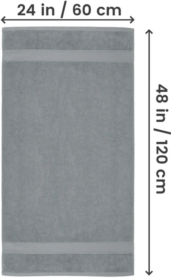 Unyqoos® Zesdelige Set Luxe Katoenen Badhanddoeken met Ophanglussen voor Optimale Comfort en Absorptie