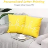 P-87213230080554-20260406110609.webp Unyqoos® Set van 2 Gele Waterbestendige Kussenhoezen met Elegante Print voor Binnen en Buiten
