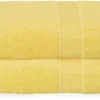 P-87213230082460-20260405180849.webp Unyqoos® Zachte en Ultra-absorberende Grote Gele Badhanddoeken Set van 2 voor Luxe Comfort