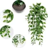 Unyqoos ® Verzorgingsvrije Eucalyptus Kunstplanten Set van 3 voor Binnen en Buiten Decoratie