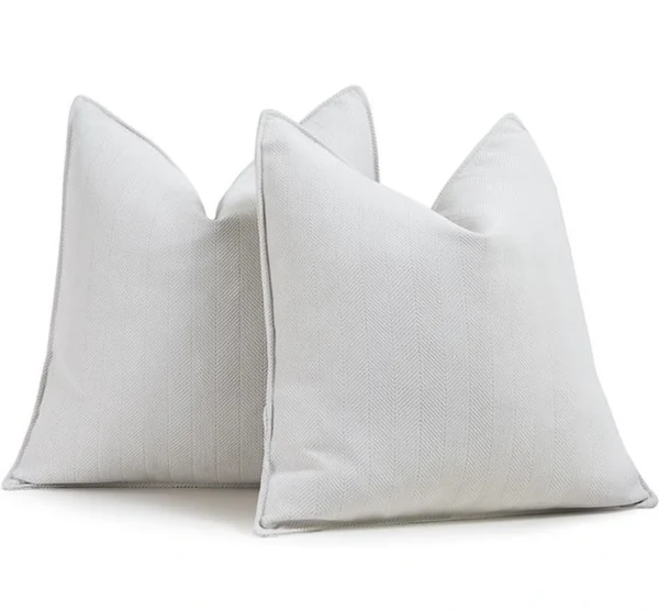 Unyqoos ® Luxueuze Zachte Chenille Kussenhoezen Set van 2 voor Stijlvolle Interieurdecoratie